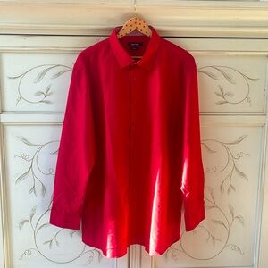 Nine West men’s red XL slim fit red shirt